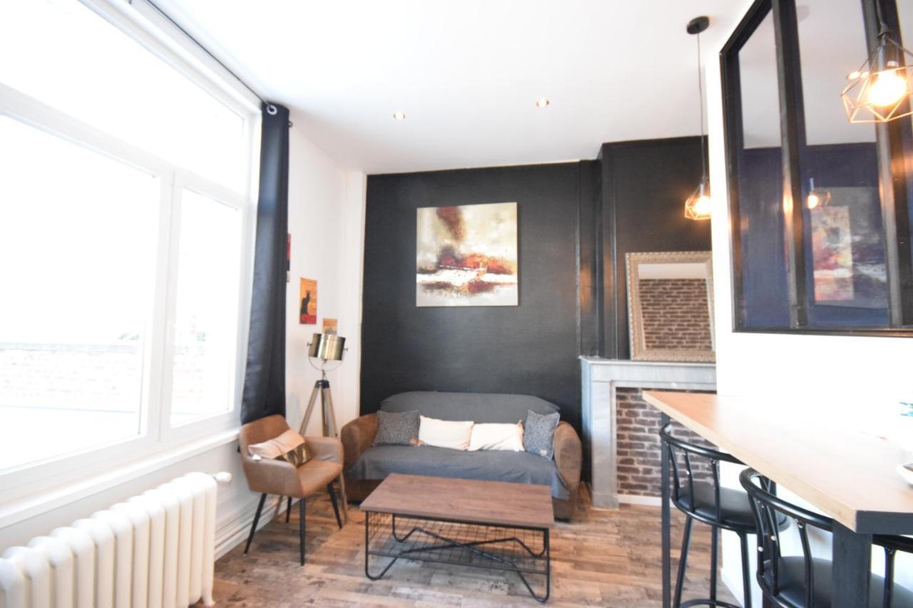 Lerelaisdodile11 - Bel Appart Chic Indust - Hypercentre - Tram Valenciennes Buitenkant foto